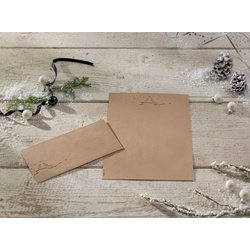 sigel Enveloppe de Noël "Polar bear with shooting star",long