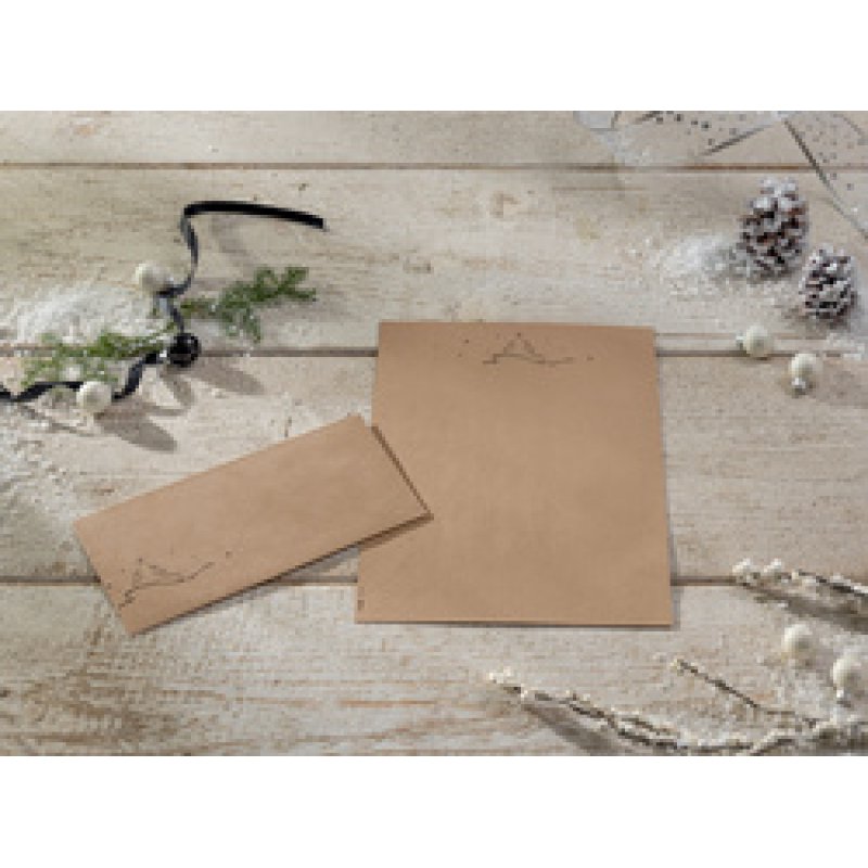 sigel Enveloppe de Noël "Polar bear with shooting star",long