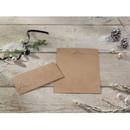 sigel Enveloppe de Noël "Polar bear with shooting star",long