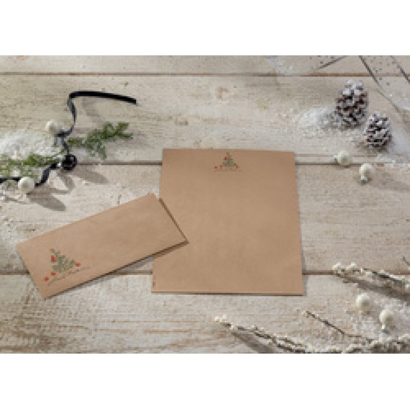 sigel Enveloppe de Noël "Polar bear with shooting star",long