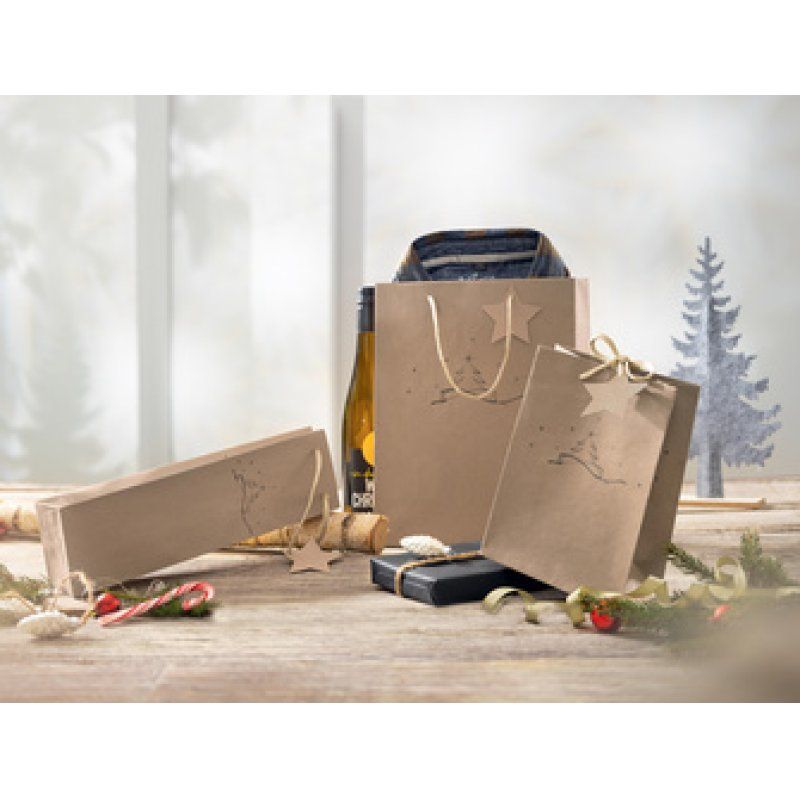 sigel Sac cadeau de Noël "Christmas tree", grand
