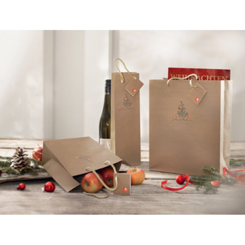 sigel Sac de Noël "Christmas with apples", petit