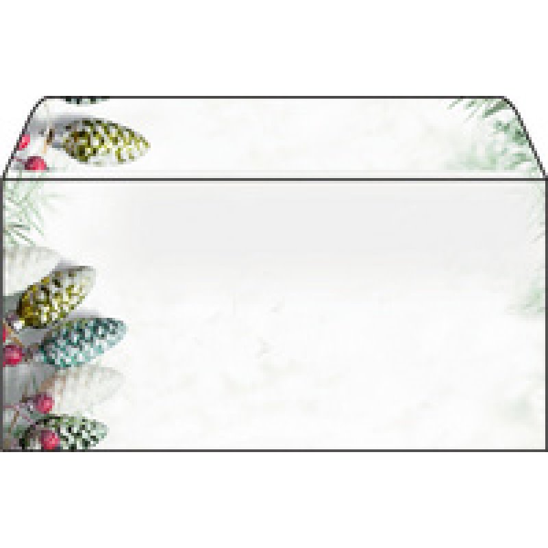 sigel Enveloppe à motif de Noël "Eucalyptus magic"