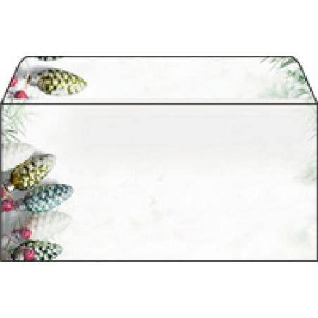 sigel Enveloppe à motif de Noël "Eucalyptus magic"