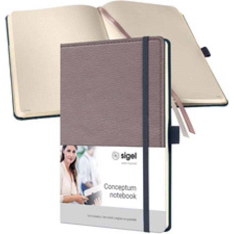 sigel Carnet de notes Conceptum Design Casual, A5, taupe