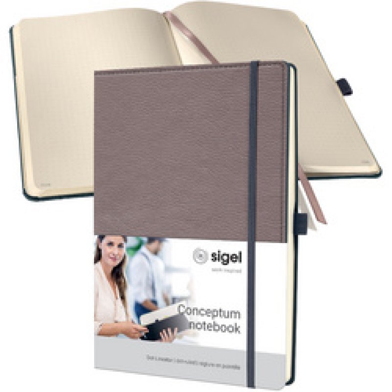 sigel Carnet de notes Conceptum Design Casual, A4, gris /