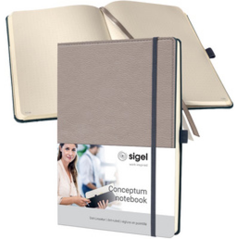 sigel Carnet de notes Conceptum Design Casual, A4, gris /