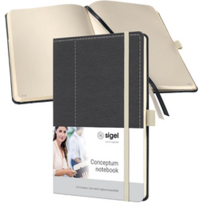sigel Carnet de notes Conceptum Design Casual, A4, gris /