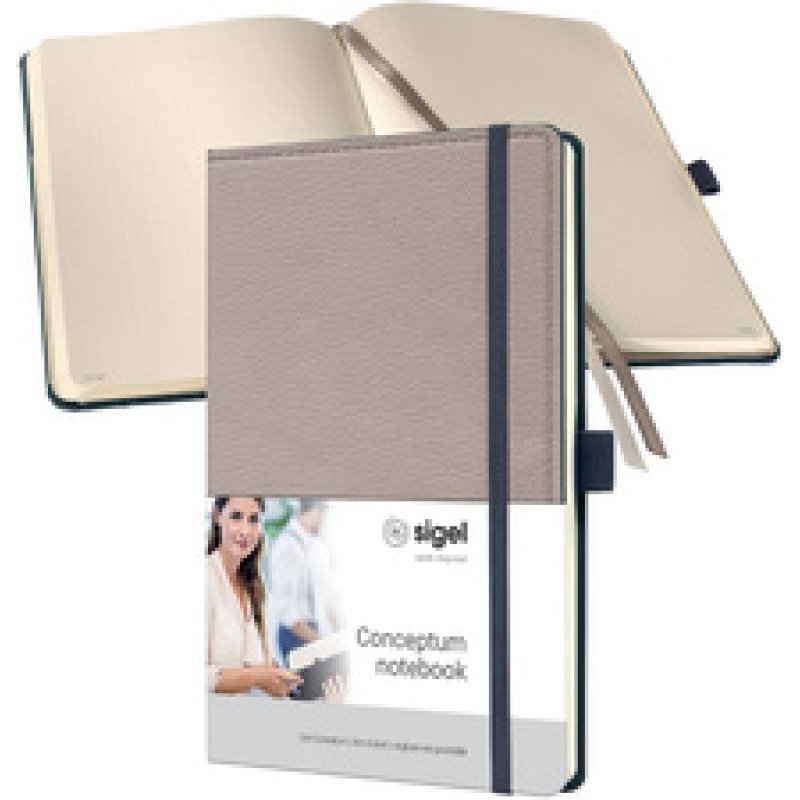 sigel Carnet de notes Conceptum Design Casual, A5, gris /