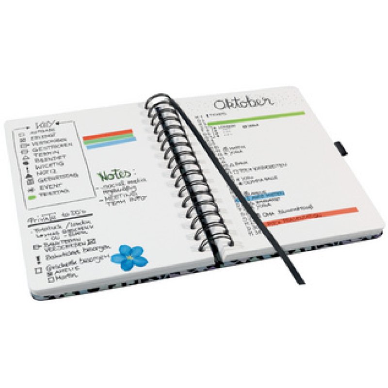 sigel Cahier à spirale Jolie Inspire "Blue Leo Love", A5