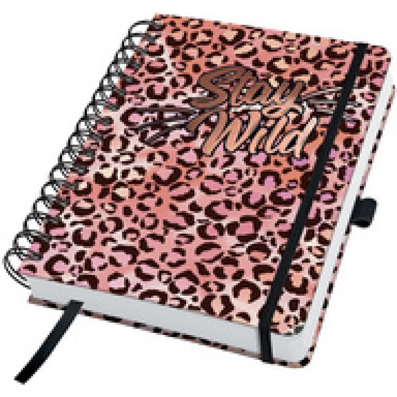 sigel Cahier à spirale Jolie Inspire "Pink Leo Love", A5