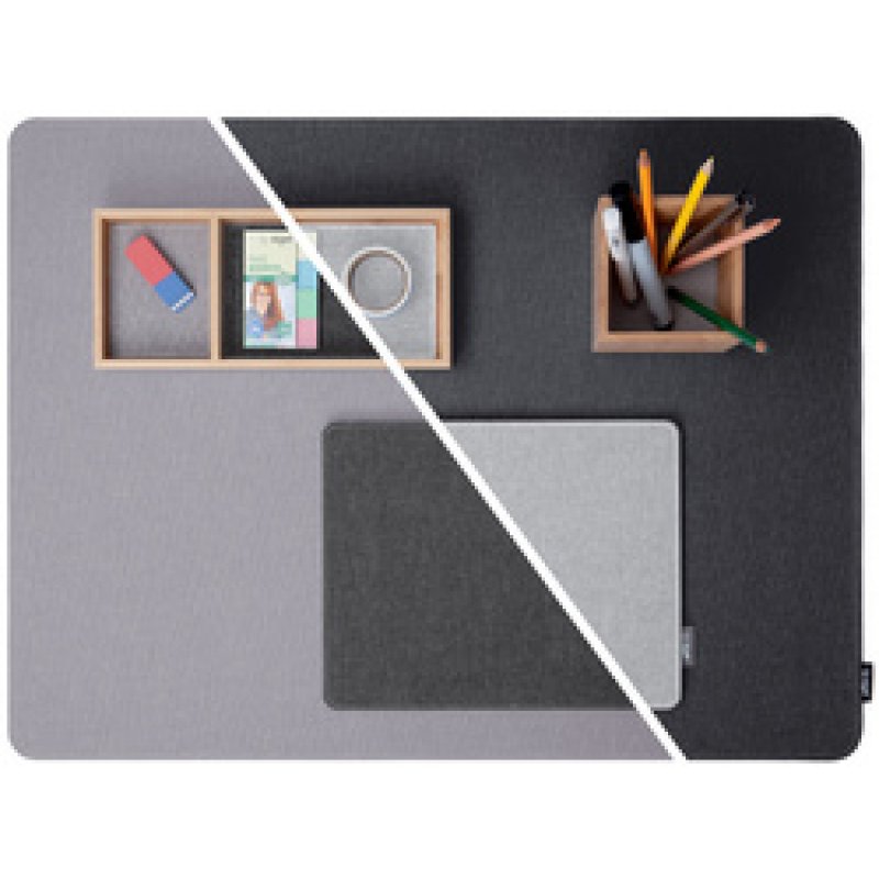 sigel Sous-main Eyestyle, 600 x 450 mm, gris clair/noir