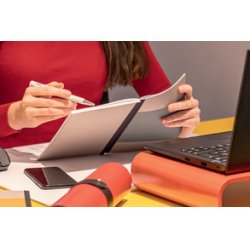 sigel Carnet de notes, A5, pointillé, 400 pages, corail