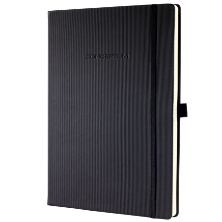 Sigel CONCEPTUM writing notebook 194 sheets Black