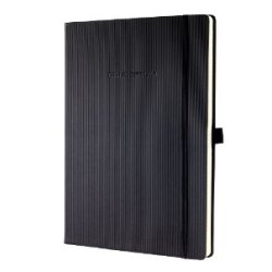 sigel Carnet de notes Conceptum, A4, ligné, noir