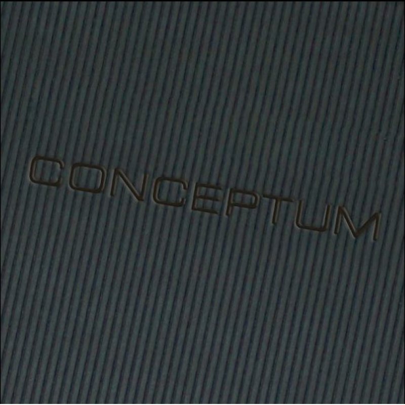 sigel Notizbuch Conceptum, DIN A6, liniert, schwarz