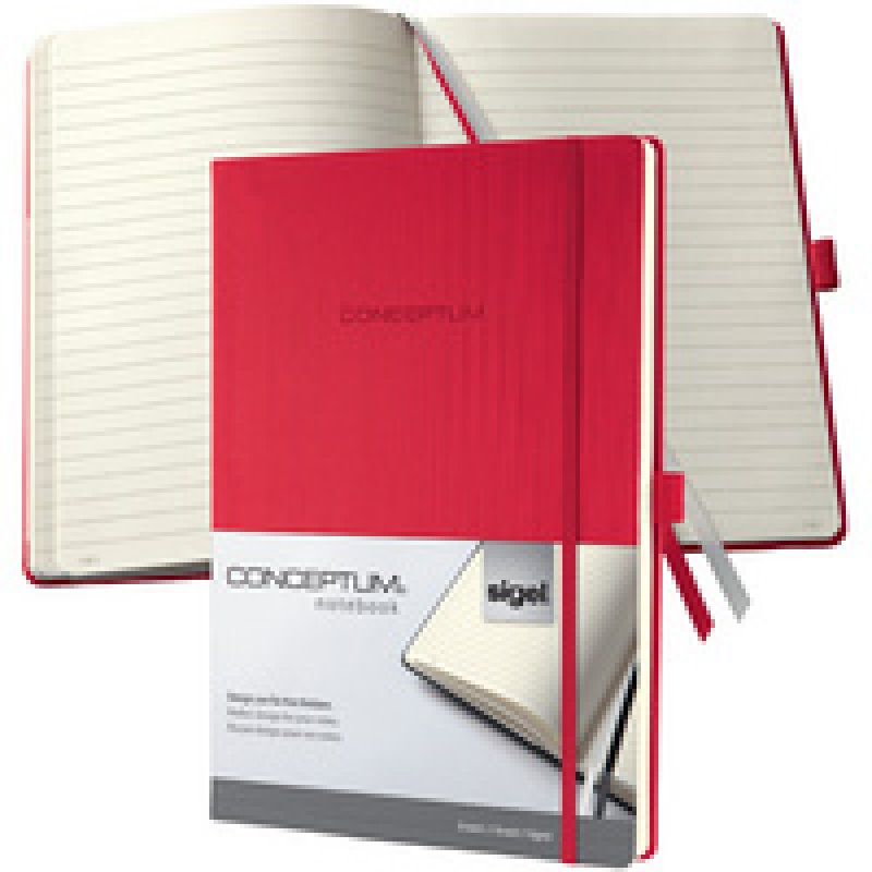 sigel Carnet de notes Conceptum, A5, pointillé, noir