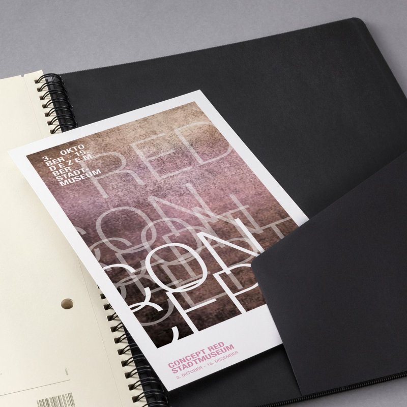 Sigel CONCEPTUM writing notebook A5 160 sheets Black
