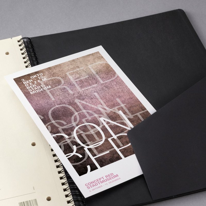 Sigel CONCEPTUM writing notebook A4 160 sheets Black
