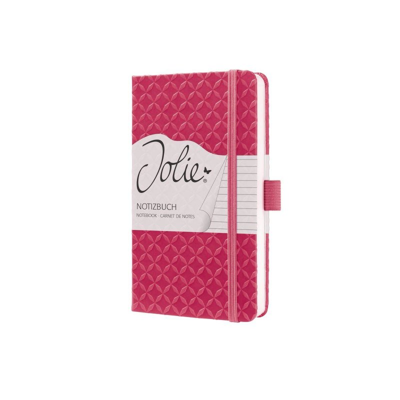 sigel Carnet de notes Jolie Flair, similicuir, A6, fuchsia