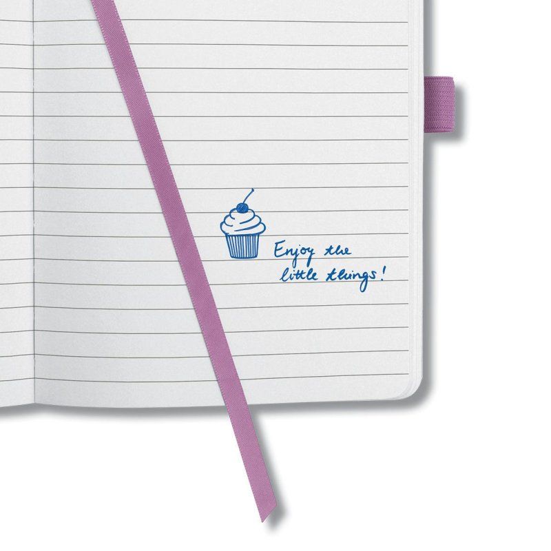 Sigel JN120 bloc-notes A6 174 feuilles Rose