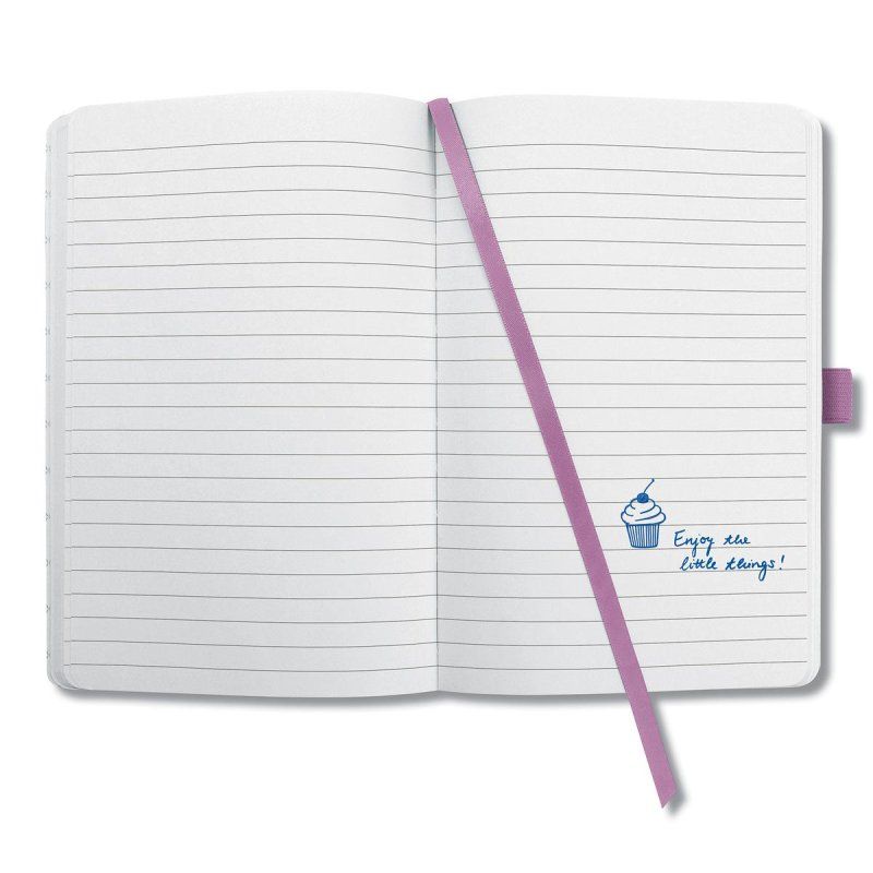 Sigel JN120 bloc-notes A6 174 feuilles Rose