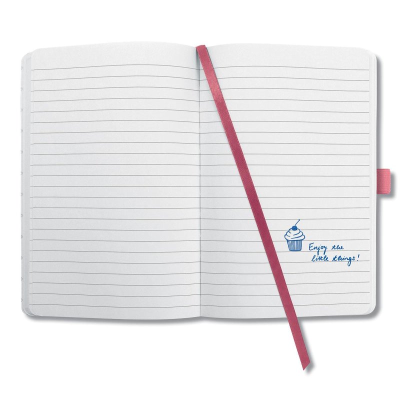 sigel Carnet Jolie Impress, similicuir, A6, gris