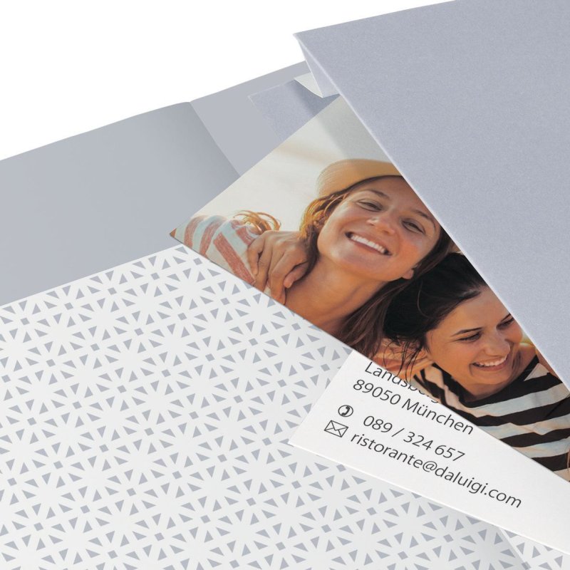 sigel Carnet Jolie Impress, similicuir, A6, gris