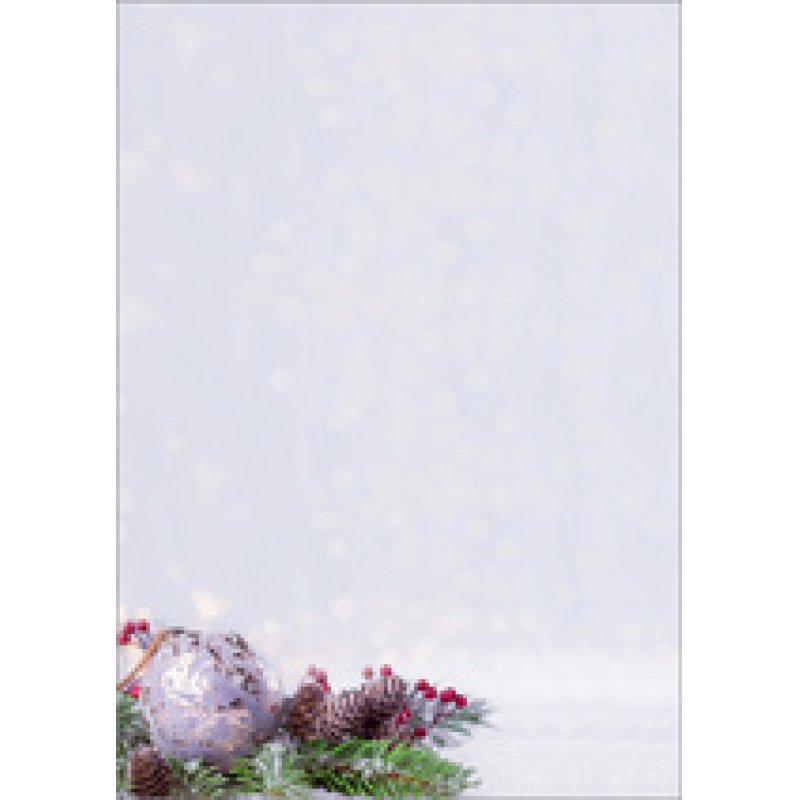 sigel Papier à motif de Noël "Christmas Magic Watercolor"