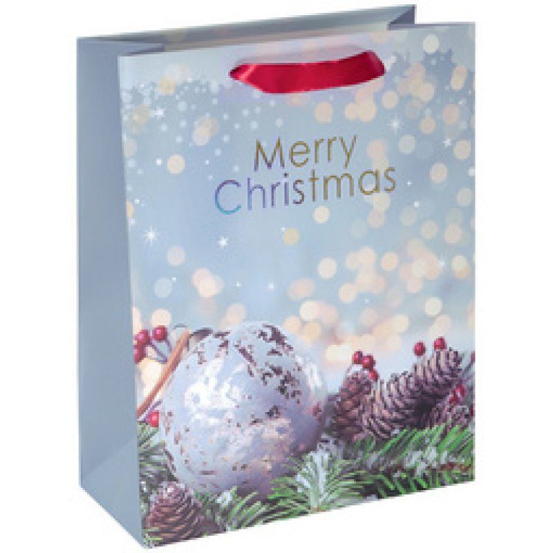 sigel Sac cadeau de Noël "Charmful Christmas", grand