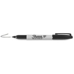 Sharpie Fine Point permanent marker Fine tip Black 12 pc(s)
