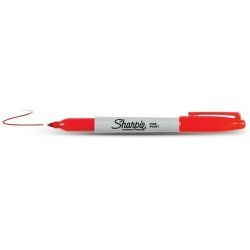 Sharpie Marqueur permanent FINE, rouge