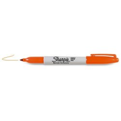 Sharpie Fine Point permanent marker Fine tip Orange