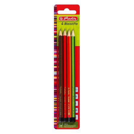 Herlitz 8670051 crayon graphite 4 pièce(s)