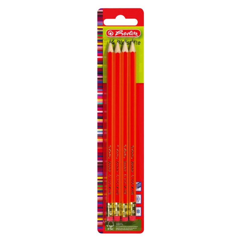 Herlitz 8670408 crayon graphite 4 pièce(s)