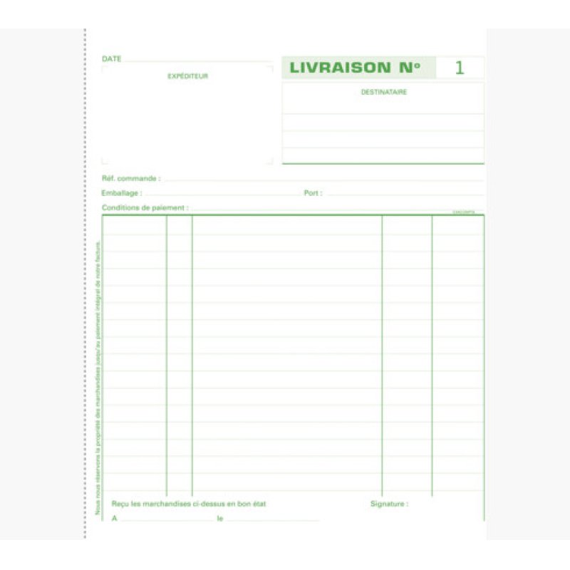 Exacompta 13161E business form
