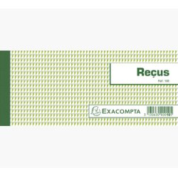 EXACOMPTA Carnet à souche "Reçus", 90 x 130 mm horizontal