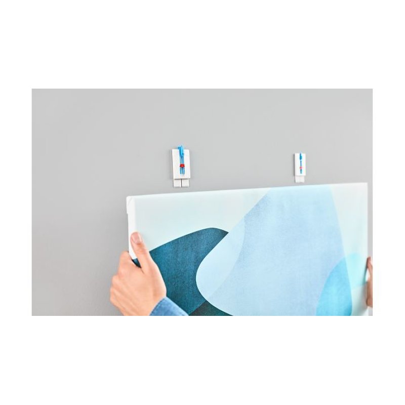 TESA 77779 Indoor Utility hook Blue, White 2 pc(s)