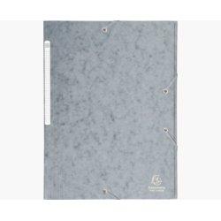 EXACOMPTA Chemise à élastiques Maxi Capacity, A4, gris