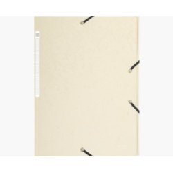 EXACOMPTA Chemise à élastiques Maxi Capacity, A4, ivoire