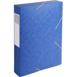 Exacompta 16005H boîte à archive 500 feuilles Bleu Papier