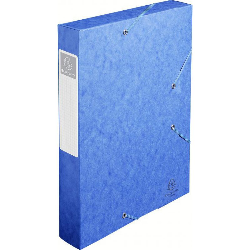 EXACOMPTA Boîte de classement Cartobox, A4, 60 mm, bleu