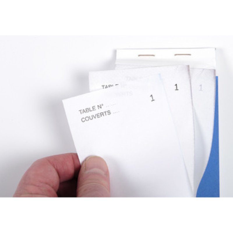 EXACOMPTA Bloc Maître d'Hôtel, 80 x 150 mm vertical, dupli