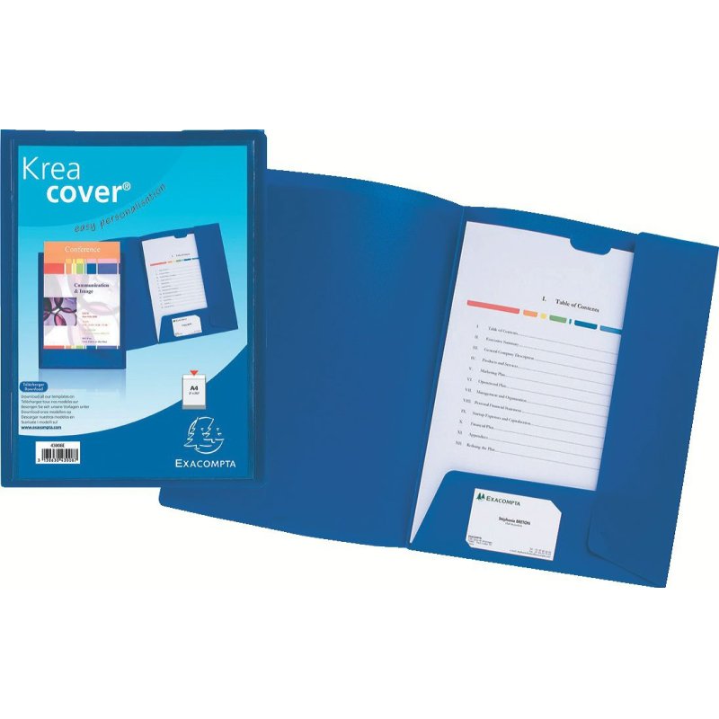 Exacompta 43500E folder Polypropylene (PP) Multicolour A4