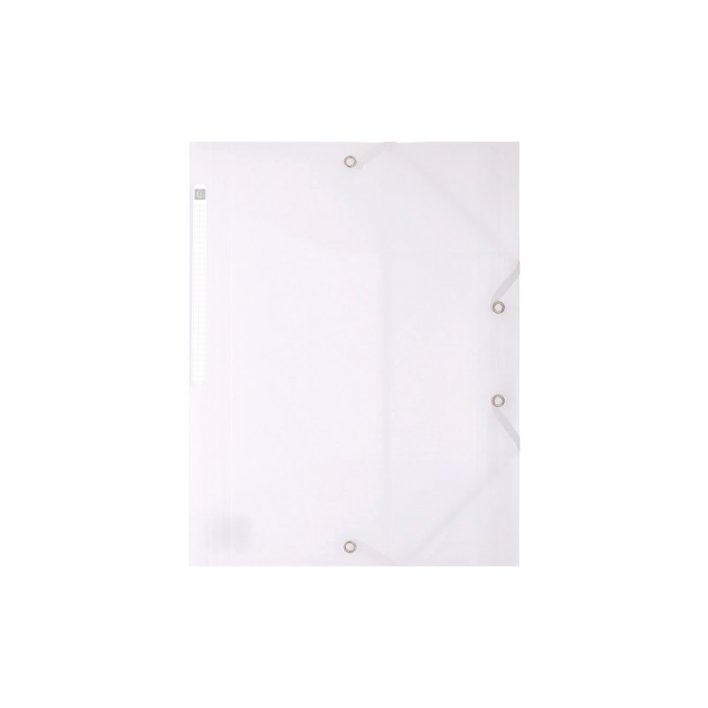 EXACOMPTA Chemise à élastiques Chromaline, PP, A4, blanc