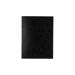 EXACOMPTA Chemise simple 3 rabats, A4, carton, noir