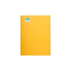 EXACOMPTA Chemise simple 3 rabats, A4, carton, jaune