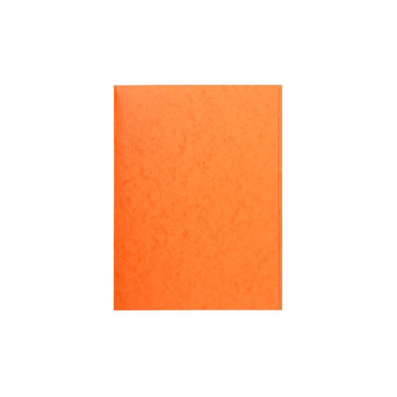 EXACOMPTA Chemise simple 3 rabats, A4, carton, orange