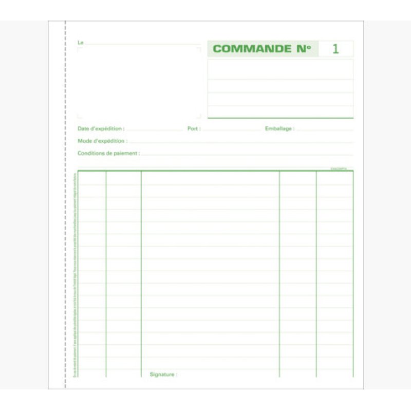 Exacompta 13104E formulaire commercial