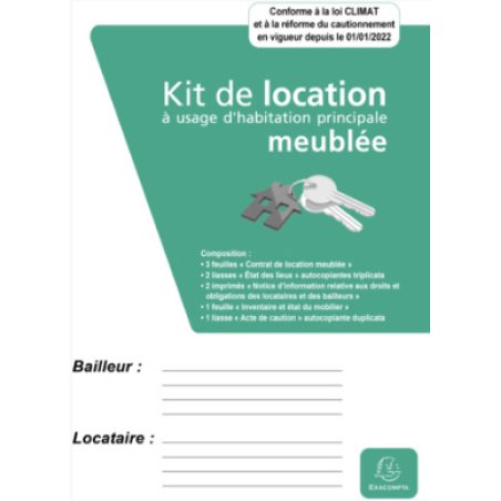 EXACOMPTA Dossier location "Kit de location meublée"